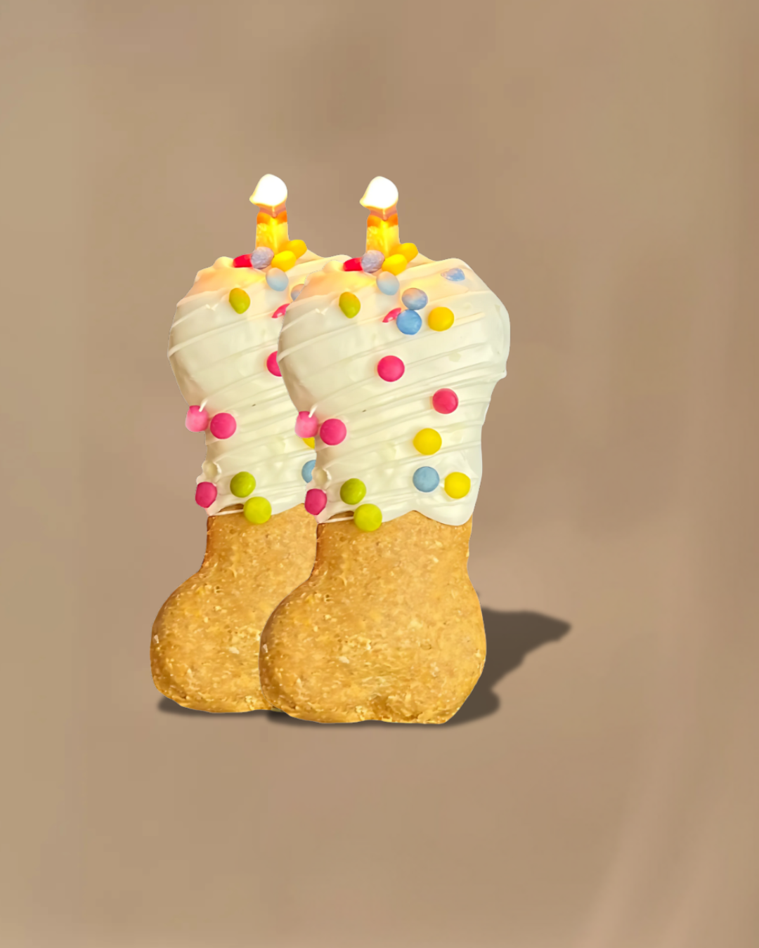 BUNDLE | Yum-Wick® Edible Dog Birthday Candle – Peanut Butter Cookie with Flammable Almond Wick