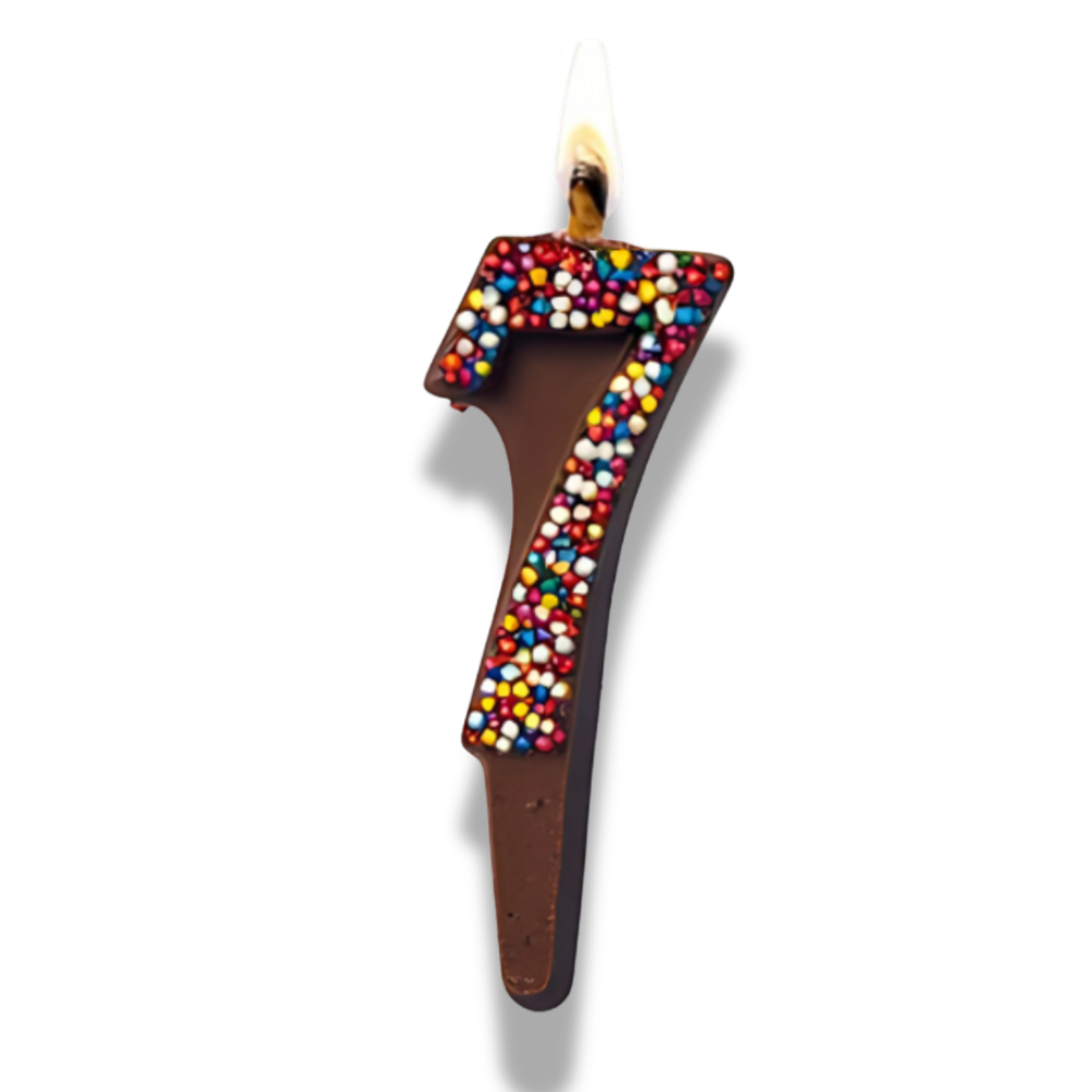 BUNDLE | Yum-Wick® Edible Birthday Number Candle Set, Milk Chocolate