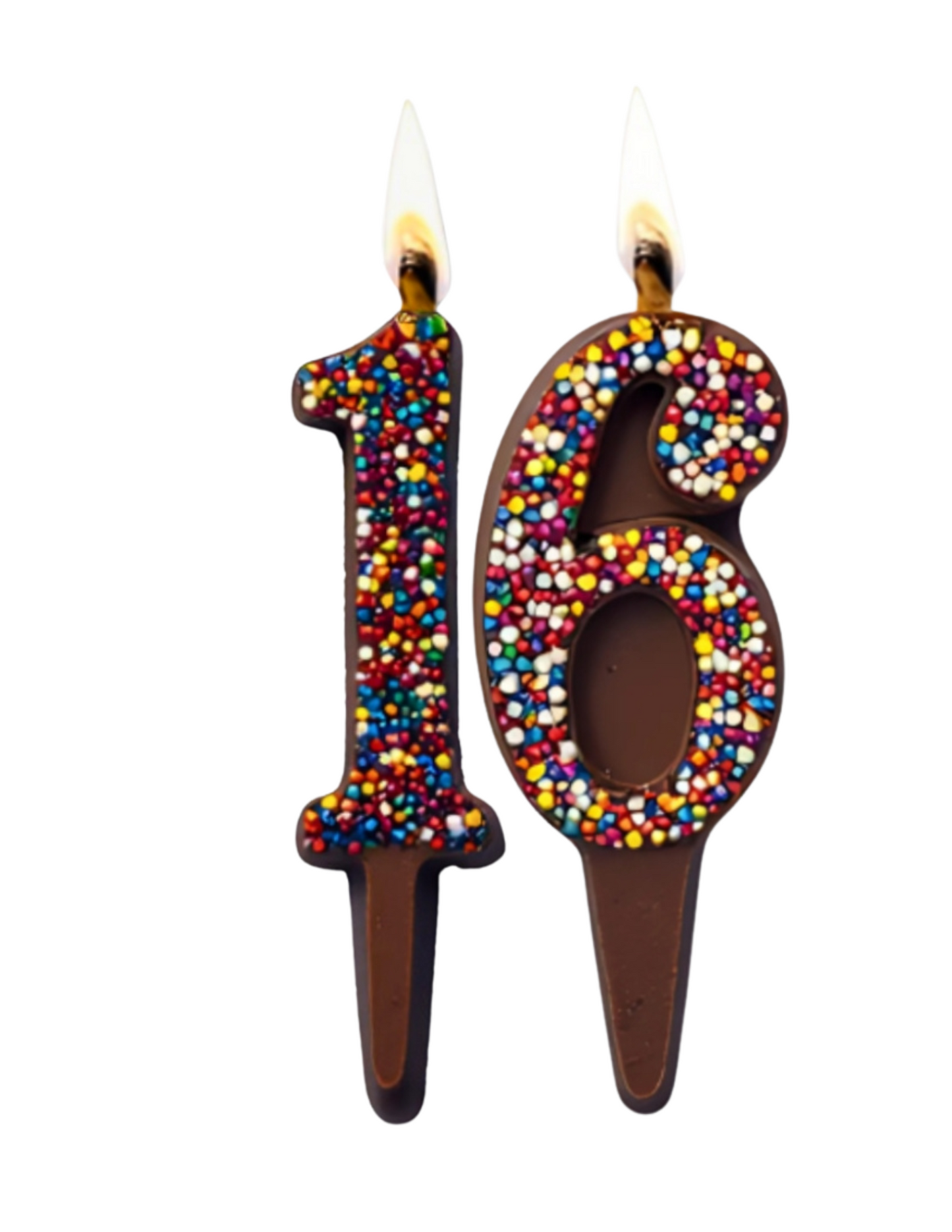 BUNDLE | Yum-Wick® Edible Birthday Number Candle Set, Milk Chocolate