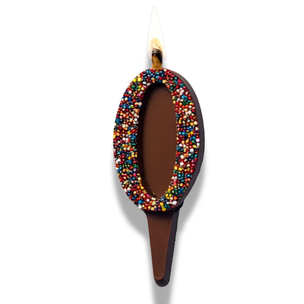 BUNDLE | Yum-Wick® Edible Birthday Number Candle Set, Milk Chocolate