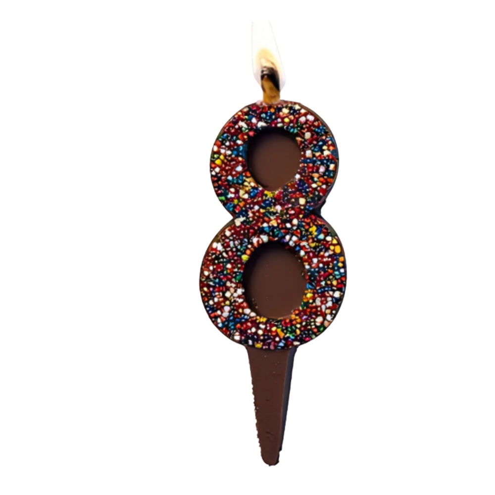 BUNDLE | Yum-Wick® Edible Birthday Number Candle Set, Milk Chocolate