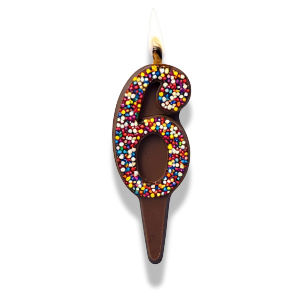 BUNDLE | Yum-Wick® Edible Birthday Number Candle Set, Milk Chocolate