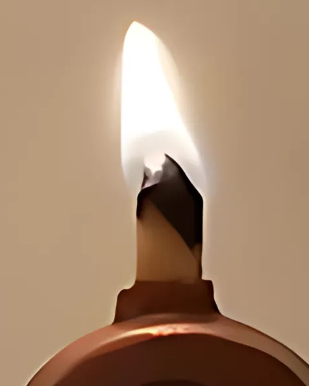 Edible Milk Chocolate Number Candle — Single