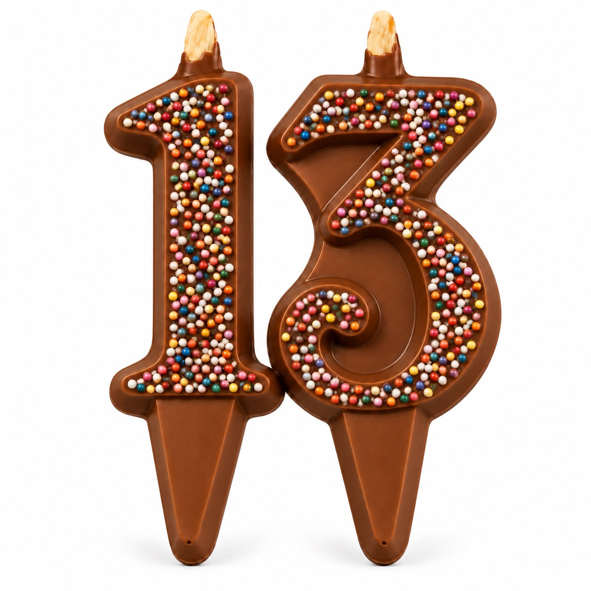Yum-Wick Confetti Number Candle — Double Digits