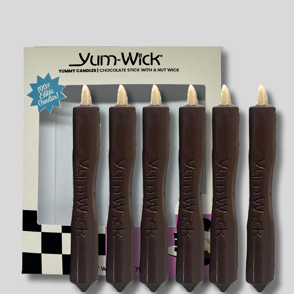 Dark Chocolate Stick Candles – 5-Pack