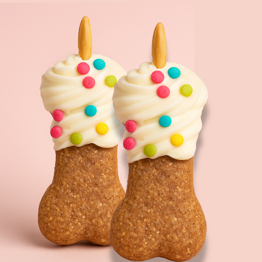 BUNDLE | Yum-Wick® Edible Dog Birthday Candle – Peanut Butter Cookie with Flammable Almond Wick