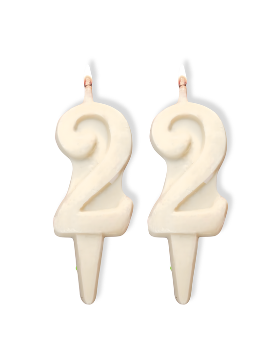 BUNDLE| Yum-Wick® White Chocolate  Number Candle Set, 3oz each