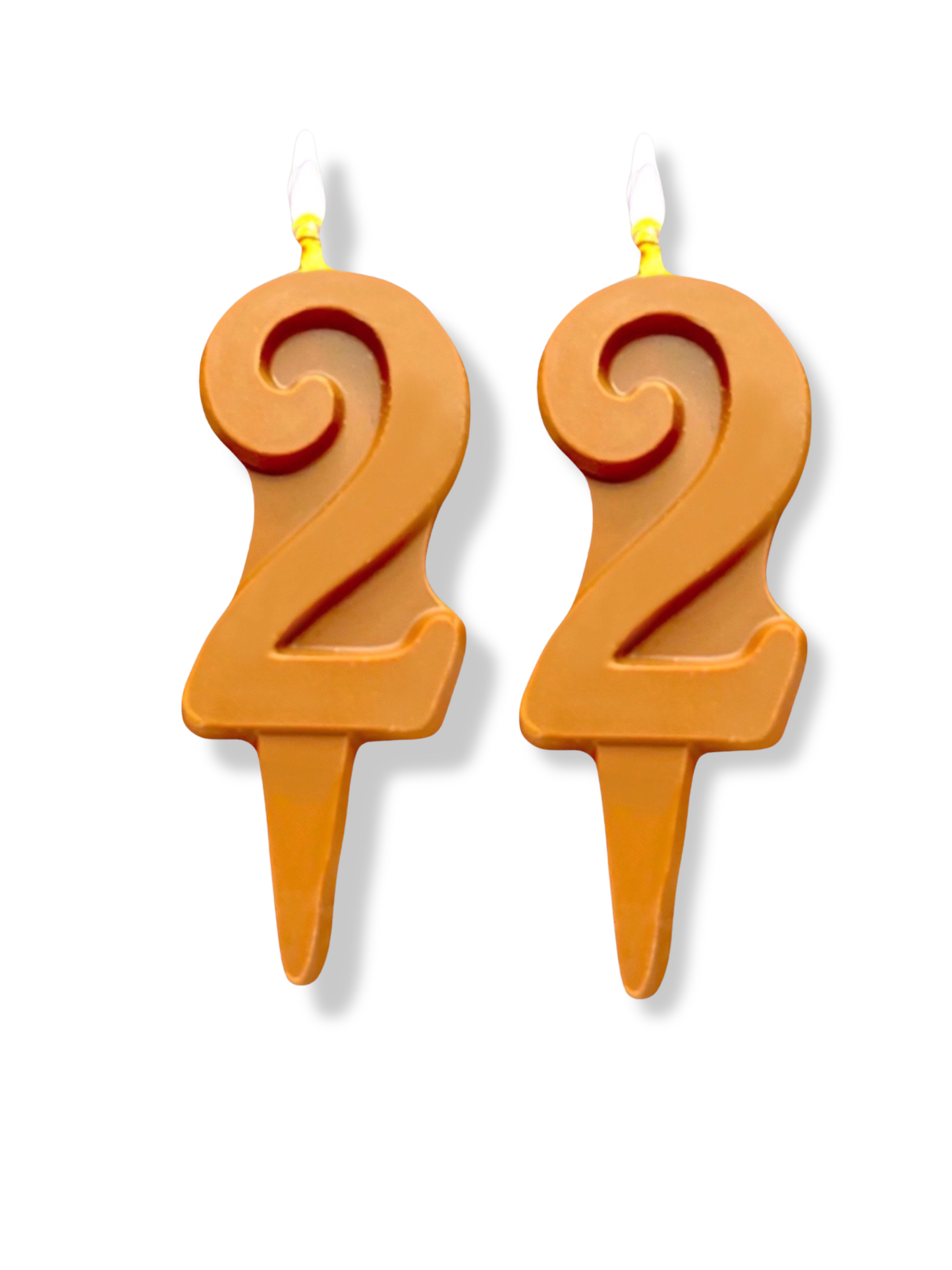 BUNDLE | Yum-Wick® Edible Party Number Candle Set, Milk Chocolate