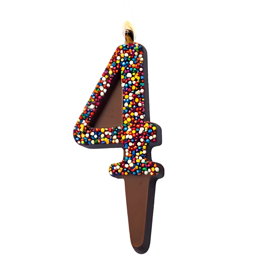 Yum-Wick Confetti Number Candle — Double Digits