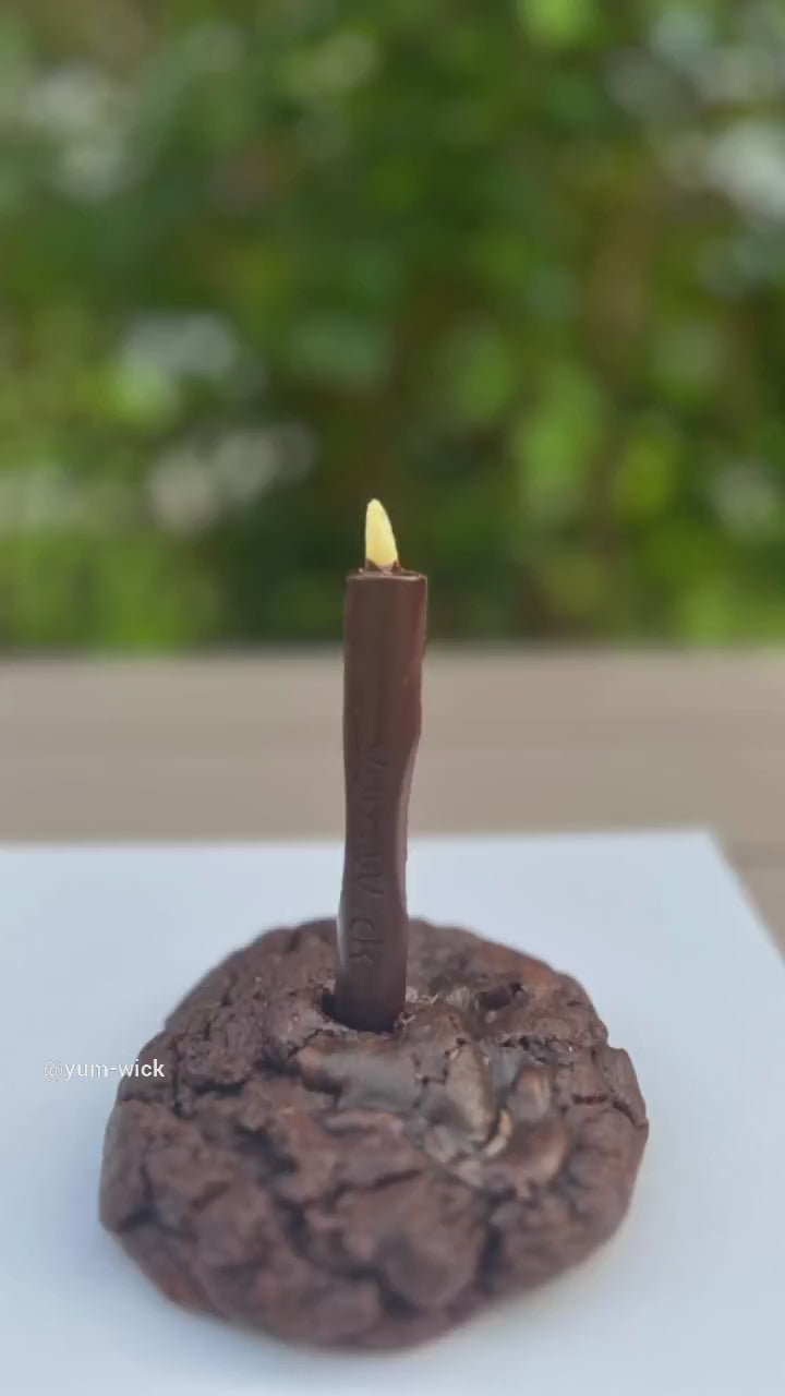Dark Chocolate Stick Candles – 5-Pack
